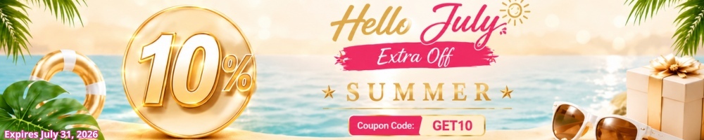 Summer Coupon 10% OFF Summer Coupon 10% OFF